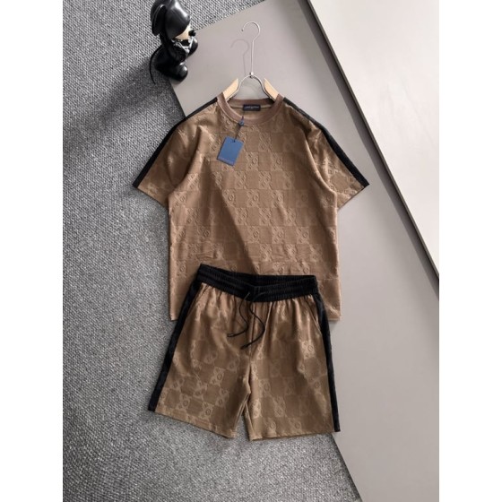 Louis Vuitton Spring/Summer New Casual Short-Sleeve Shorts Set